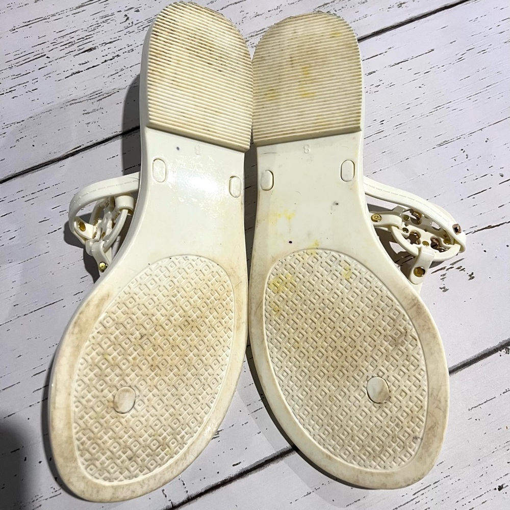 Tory Burch Women's Mini Miller Jelly Sandal Size 8 - Picture 4 of 6